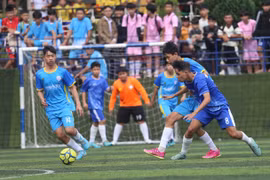 27 trường học tranh tài ở Giải Bóng đá học sinh thành phố Pleiku