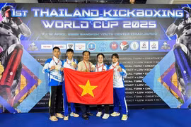 Võ sĩ Gia Lai giành huy chương vàng ở Giải Cúp Kickboxing thế giới