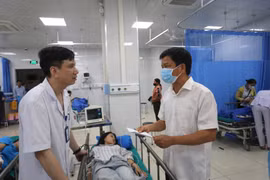 Sức khỏe các nạn nhân vụ lật xe đưa đón học sinh đã ổn định