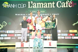 Tay săn giải cừ khôi của làng Pickleball phố núi. 