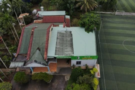 Xưởng sản xuất của cà phê Thành Khôi tại đường Mạc Đăng Dung.