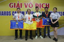 Cơ thủ Xuân Lâm và Thanh Hoàng giành chức vô địch Giải Vô địch Billiards Carom tỉnh Gia Lai