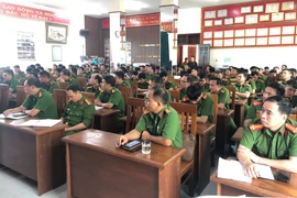 Phổ biến quy định của pháp luật về phòng cháy chữa cháy cho hơn 150 Công an cấp xã