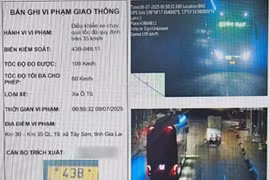 Xử lý 2 trường hợp vượt quá tốc độ “kịch khung” và 17 trường hợp vượt đèn đỏ