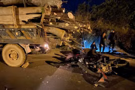 Tông vào xe công nông, nam thanh niên đi xe máy tử vong