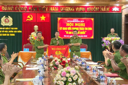 Trại giam Gia Trung làm Cụm trưởng Cụm thi đua đơn vị cơ sở số 45 năm 2026