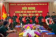 BĐBP tỉnh Gia Lai trao quyết định về công tác cán bộ