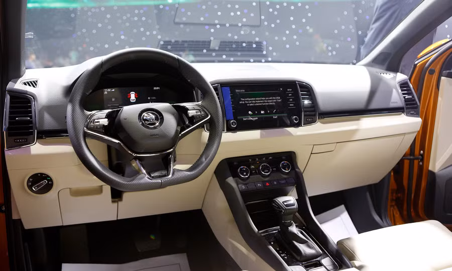 Nội thất bên trong của Skoda Karoq tiện ích, rộng rãi. Ảnh: ST