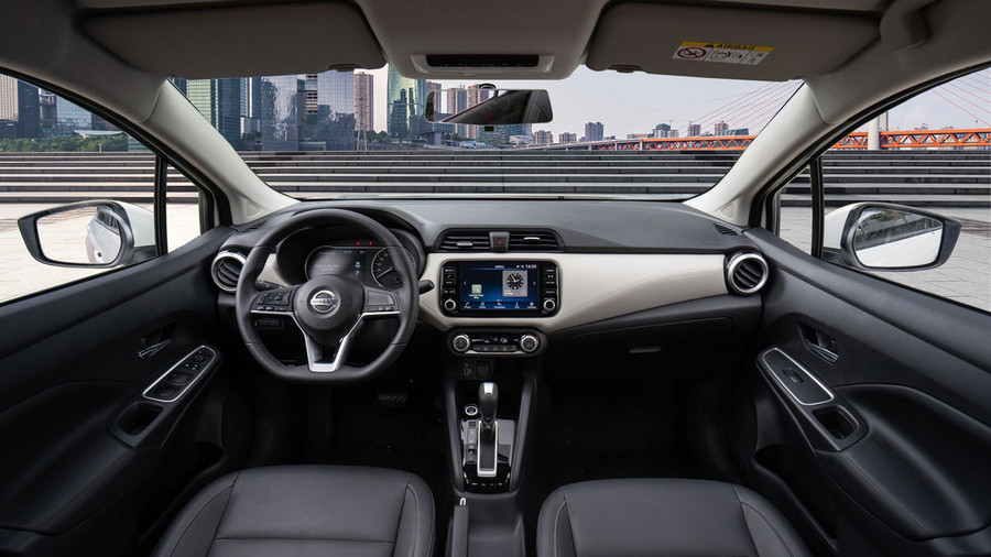 Không gian thiết kế bên trong mẫu Nissan Almera. Ảnh: ST Không gian thiết kế bên trong mẫu Nissan Almera. Ảnh: ST