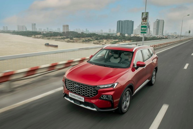 Territory với thiết kế hiện đại và bắt mắt. Ảnh: ST Territory với thiết kế hiện đại và bắt mắt. Ảnh: ST