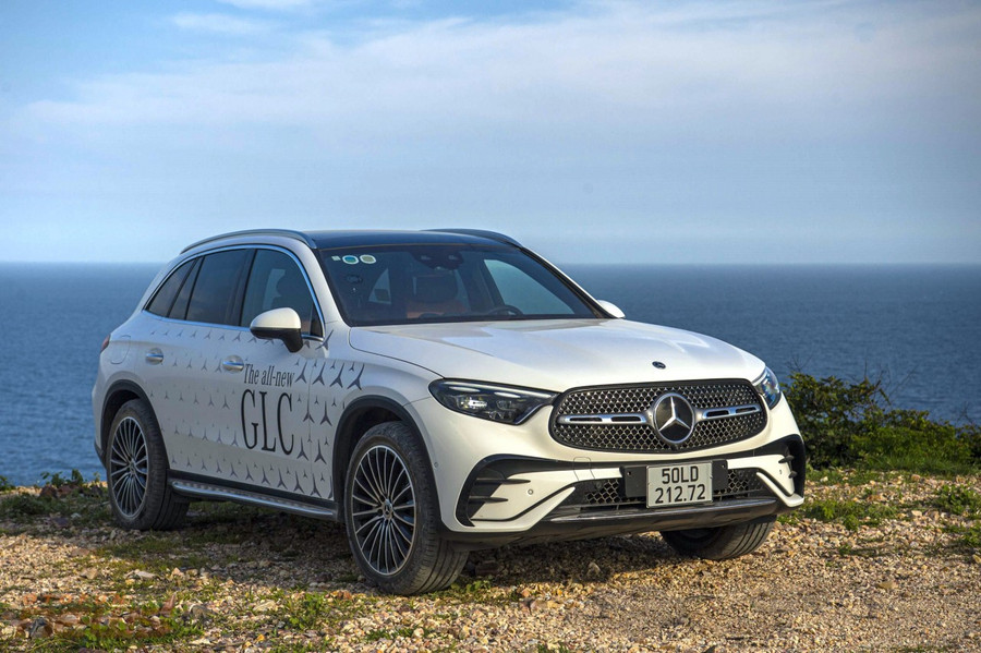 Diện mạo thể thao của Mercedes-Benz GLC 300. Ảnh: ST Diện mạo thể thao của Mercedes-Benz GLC 300. Ảnh: ST