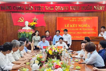 Xã Đề Gi và xã Chư Sê tăng cường hợp tác phát triển