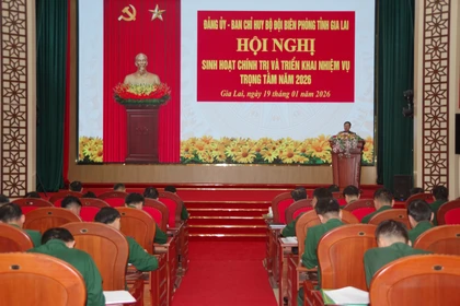 BĐBP tỉnh triển khai nhiệm vụ trọng tâm năm 2026.