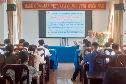 Nâng cao chất lượng tín dụng chính sách từ cơ sở.