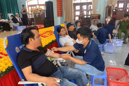 Gia Lai tiếp nhận 257 đơn vị máu phục vụ cấp cứu và điều trị