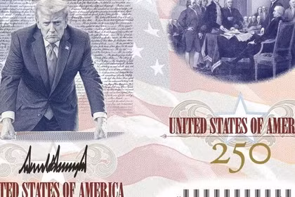 Tổng thống Trump giới thiệu mẫu hộ chiếu đặc biệt kỷ niệm 250 năm Mỹ độc lập