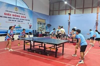 Gần 200 vận động viên tranh tài Giải bóng bàn trong công nhân, viên chức, lao động tỉnh Gia Lai lần thứ VIII