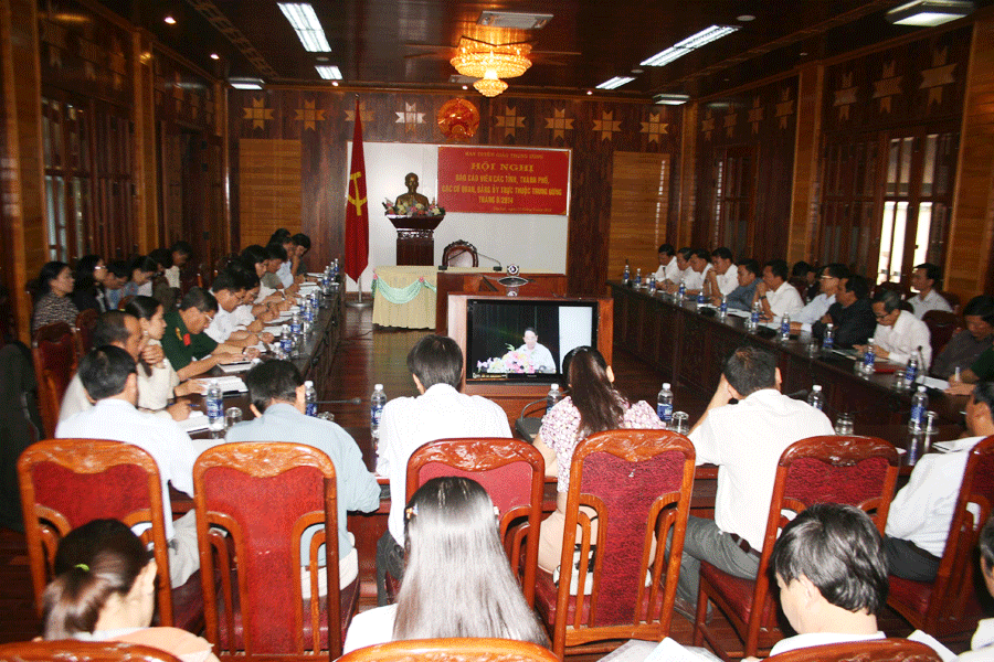  Hội nghị trực tuyến báo cáo viên toàn quốc.