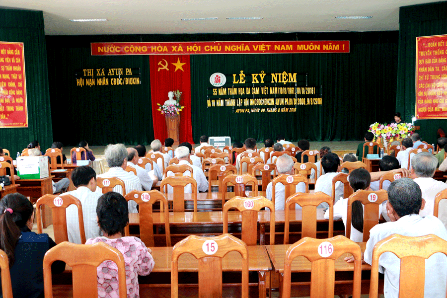 Quang cảnh buổi lễ kỷ niệm. Ảnh: Quang Tấn