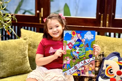 Lan tỏa sáng kiến sử dụng nước hiệu quả từ... những nét cọ