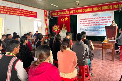 Gia Lai bồi dưỡng kiến thức về du lịch cộng đồng cho 80 học viên