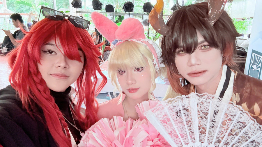 Các bạn trẻ cosplay thành nhiều nhân vật khác nhau tại Lễ hội “Music and Cosplay Festival”. Ảnh: Minh Chí z6858579535078-5bc438c36d345651c13d62294d5a3f42.jpg