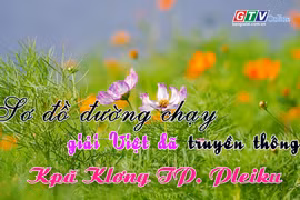 Sơ đồ đường chạy giải Việt dã truyền thống Kpă Klơng TP. Pleiku 