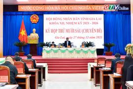 Hội đồng nhân dân tỉnh thông qua 10 nghị quyết quan trọng