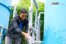 Người dân buôn Ma Giai không còn nỗi lo “khát” nước sạch