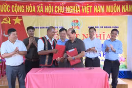 Hội Nông dân huyện Chư Păh kết nghĩa với làng Bui