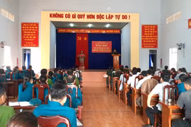 Khai mạc diễn tập chiến đấu khu vực phòng thủ xã Ia Blang