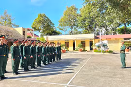 Pleiku tập huấn cho 35 sĩ quan, quân nhân chuyên nghiệp