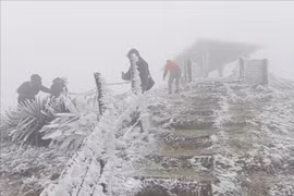 Rét đậm, nhiều trường học phía Bắc cho học sinh nghỉ học