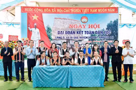 Gia Lai: 100% khu dân cư tổ chức Ngày hội Đại đoàn kết toàn dân tộc