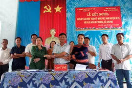 Ủy ban MTTQ Việt Nam huyện Ia Pa kết nghĩa với thôn Plơi Apa Ơi H’Trông