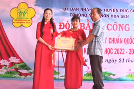 Trường Mầm non Hoa Sen đạt chuẩn quốc gia mức độ 1