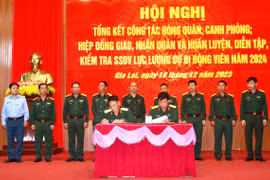 Gia Lai hội nghị hiệp đồng giao nhận quân năm 2024