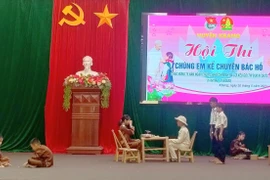 Kbang: 23 thiếu niên, nhi đồng thi kể chuyện về Bác Hồ