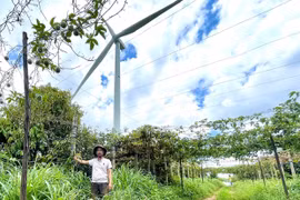 Ia Grai: Thấp thỏm dưới chân cột tháp điện gió