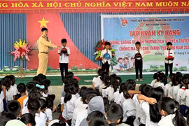Tập huấn kỹ năng phòng, tránh tai nạn thương tích cho thiếu nhi Krông Pa