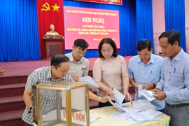 Đảng bộ TP. Pleiku lấy phiếu tín nhiệm đối với các đồng chí Thường trực Thành ủy