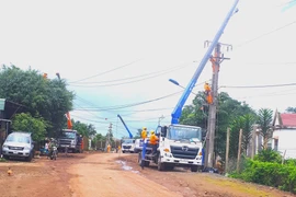 Ngành điện nỗ lực hoàn thiện lưới điện để 100% các địa phương thuộc tỉnh hoàn thành tiêu chí số 4 trong xây dựng nông thôn mới