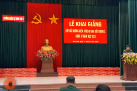 Bồi dưỡng kiến thức quốc phòng và an ninh đối tượng 2 cho 80 học viên