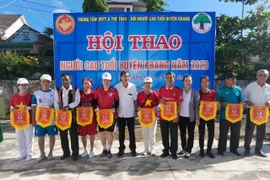 Hơn 200 vận động viên tham gia Hội thao Người cao tuổi huyện Kbang