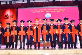 Trao bằng thạc sĩ Xây dựng Đảng và Chính quyền nhà nước cho 48 học viên tỉnh Gia Lai