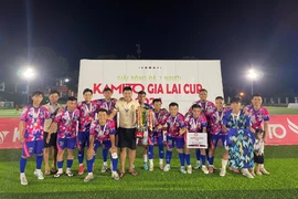 Hoài Thu FC đăng quang Giải Bóng đá sân 7 Kamito Gia Lai Cup