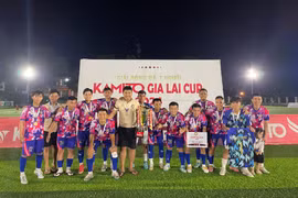 Hoài Thu FC đăng quang Giải Bóng đá sân 7 Kamito Gia Lai Cup