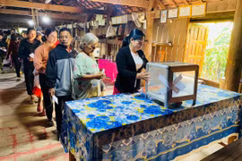 93,56% cử tri huyện Kbang đồng ý sắp xếp thôn, làng của xã Đăk Hlơ vào xã Nghĩa An và Kông Bờ La