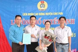 Thành lập Công đoàn cơ sở Công ty TNHH thương mại Dịch vụ vận tải Bắc Nam-Chi nhánh số 5