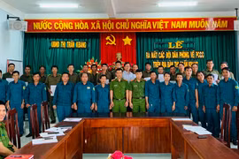 100% tổ dân phố, làng ở thị trấn Kbang có đội dân phòng về phòng cháy chữa cháy